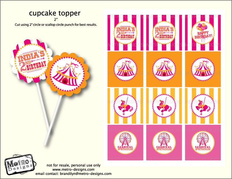 Carnival Theme Party - Digital File - by Metro Events/Metro-Designs Il_570xn