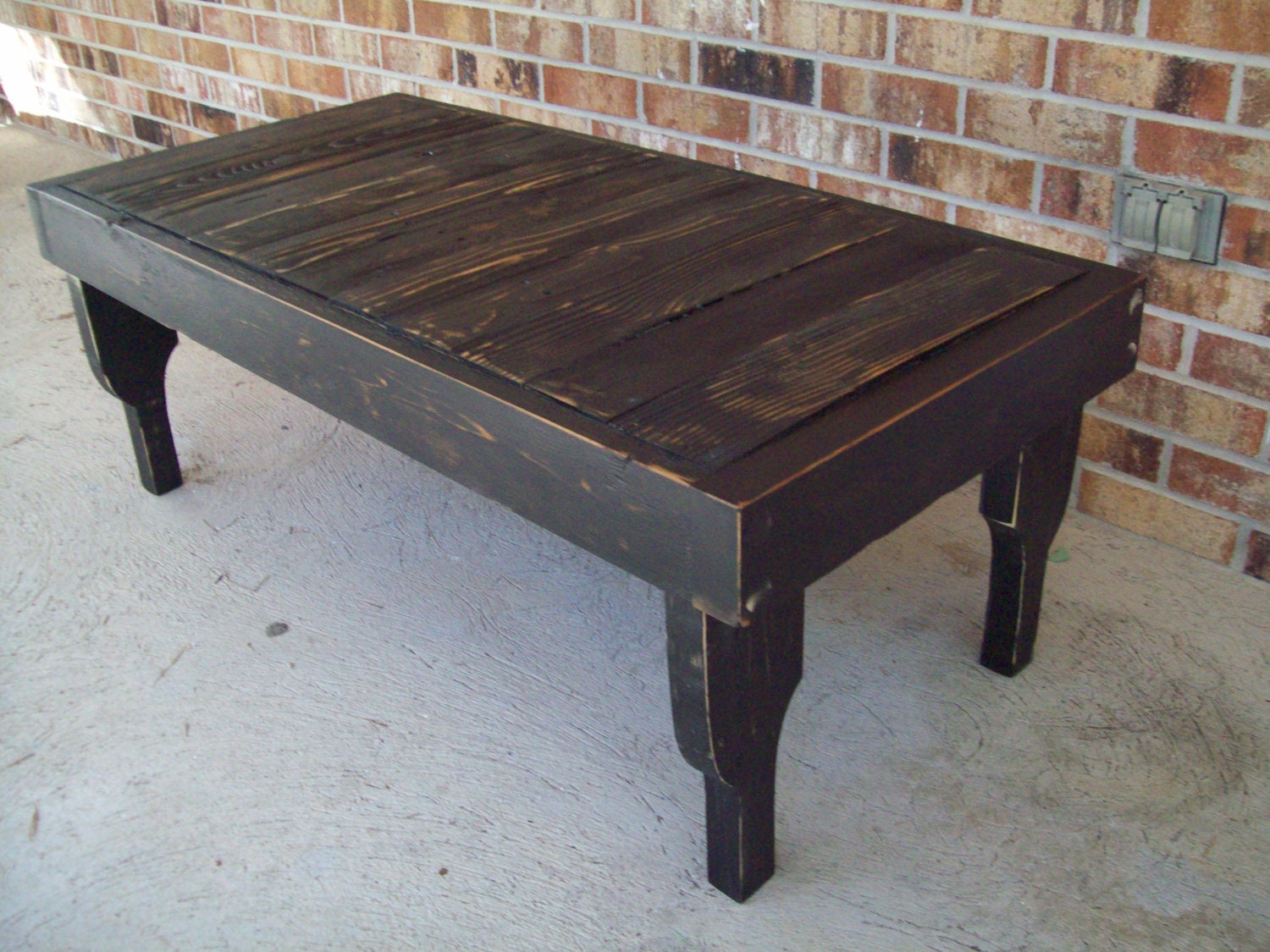 Large Reclaimed Fence Wood Coffee Table in by ReclaimedandRustic