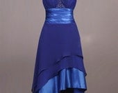 Damara/wedding gown/women clothing/dress/cocktail dress/wide band/chiffon/prom dress/elegant/custom made/ALL SIZE/FREE shipping