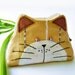 Cat purse / Cat zipper purse / Cat coin purse / Hand embroidery / Gift bag, Purse, Small bag zippered