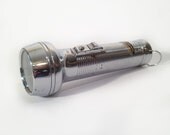 Vintage Stainless Steel Sportsman Ray-O-Vac Premium Grade Flashlight with Bulb