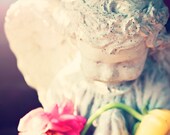 Prayers - 8x10 photograph - fine art print  summer time art - gifts for women - religious art - summer flowers