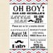 Mustache Baby Shower Decorations for boys Blue Red Vintage Printable Little Man