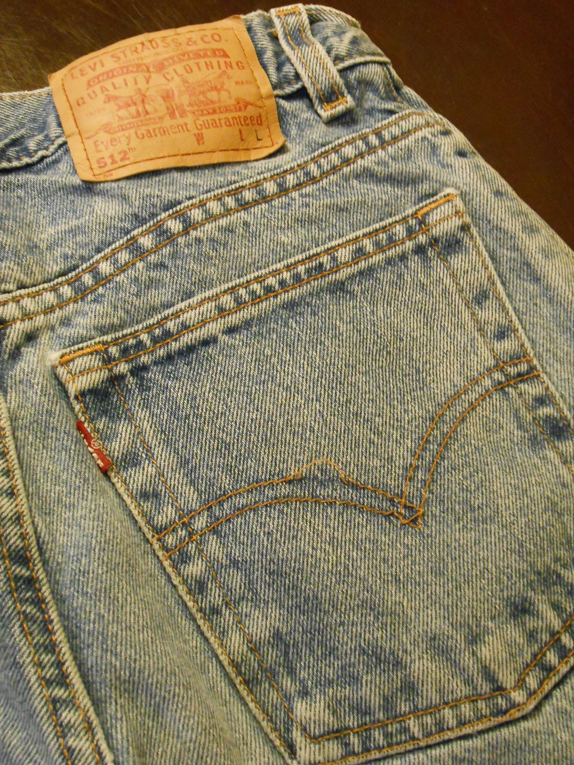 Vintage 80s Levis 512 Denim Jeans Women's Size 9 Jr L Slim Fit Tapered Leg