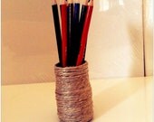 Decorative Hand Wrapped Twine Glass Bottles