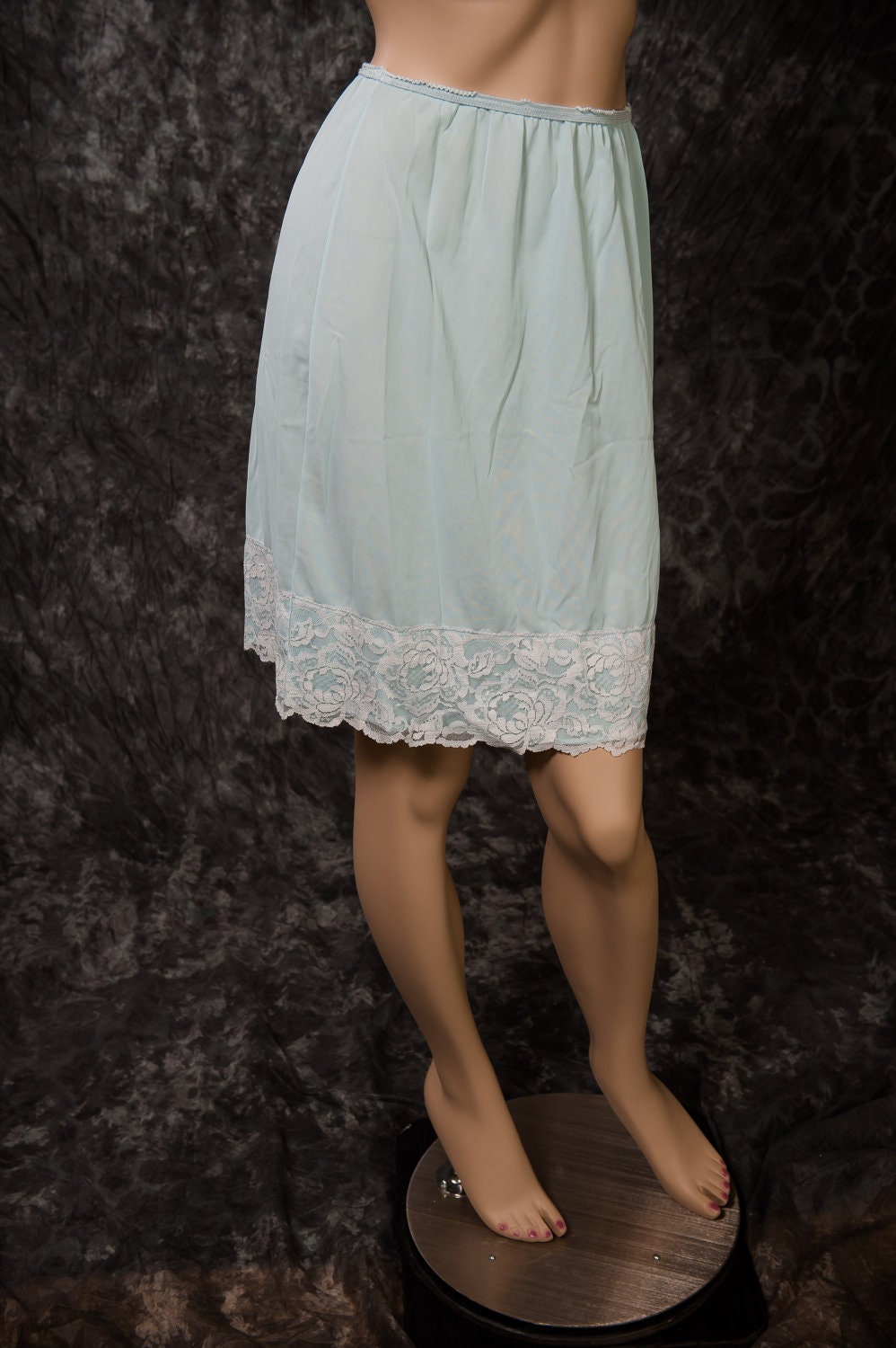 Vintage Snowdon Half Slip Nylon and Lace Border by MarvelsVintage