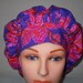 Purple Pink & Orange Bouffant Surgical Hat