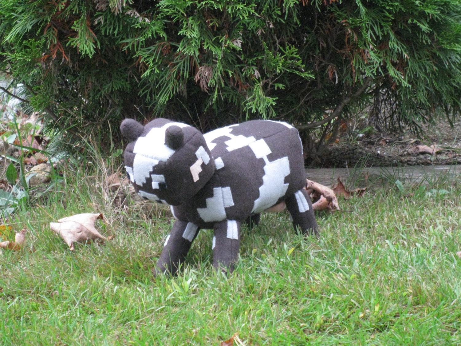 plush minecraft cow