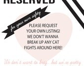 Reserved for Lisa - Custom Address Wraps on Cream/Ivory Il_170x135