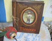 Vintage Wooden Photo Alblum. / Not Included In Sale New Listing