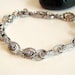 Vintage Silver Monet Link Bracelet
