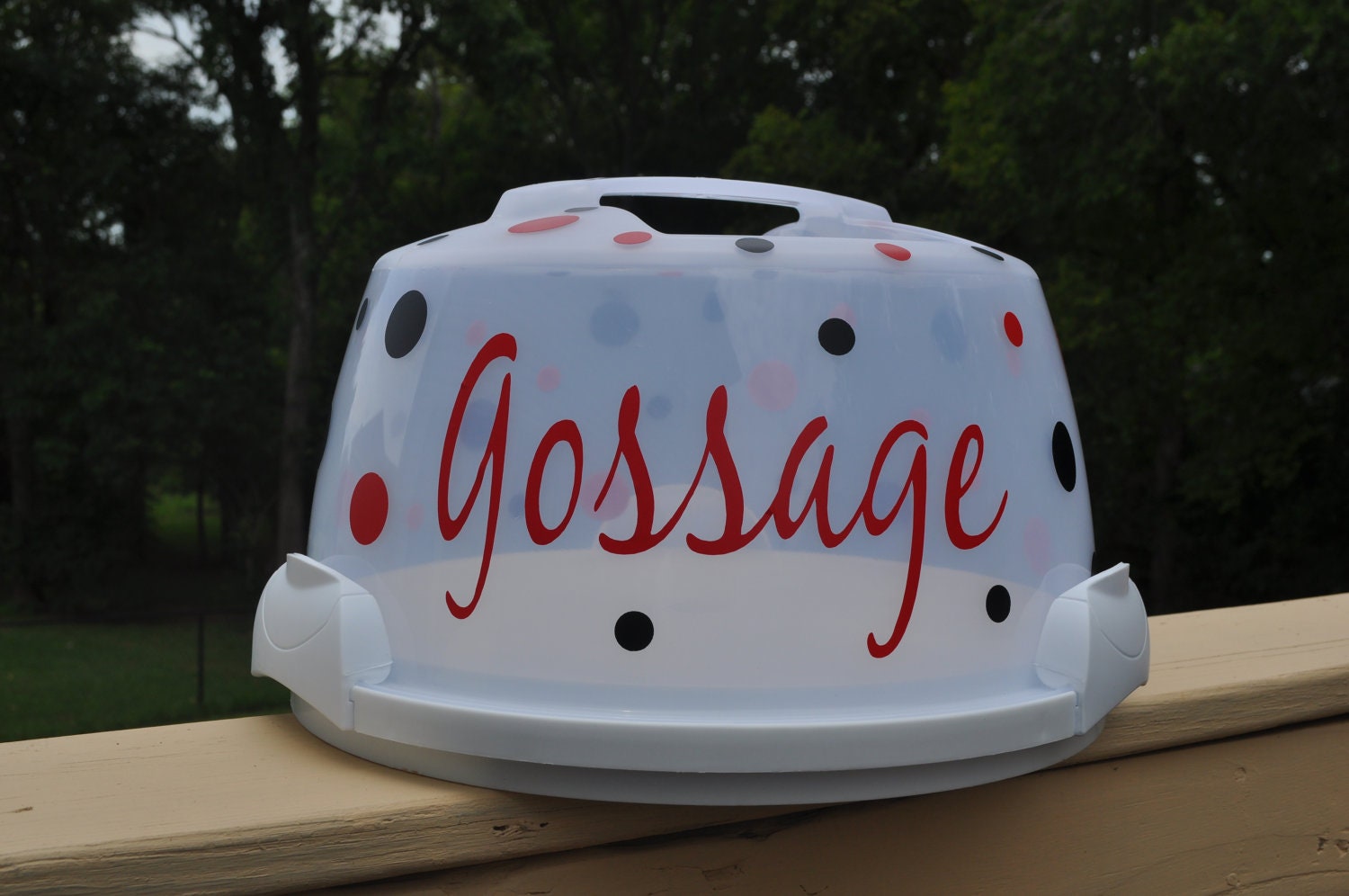 DIY -- Do It Yourself -- Cake Carrier Decal