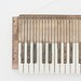 Vintage Pump Organ Keyboard - Repurposed Wall Hanging, Chippy, Shabby Chic Home Decor, Cottage Style