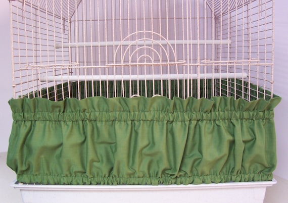 BiRD CAGE SEED GUARD Bird Cage Seed Skirt Seed by BirdDrapes