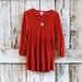 Sweet Pumpkin Pie Spice Tunic/ upcycled pumpkin orange princess top/ eco friendly boho shirt
