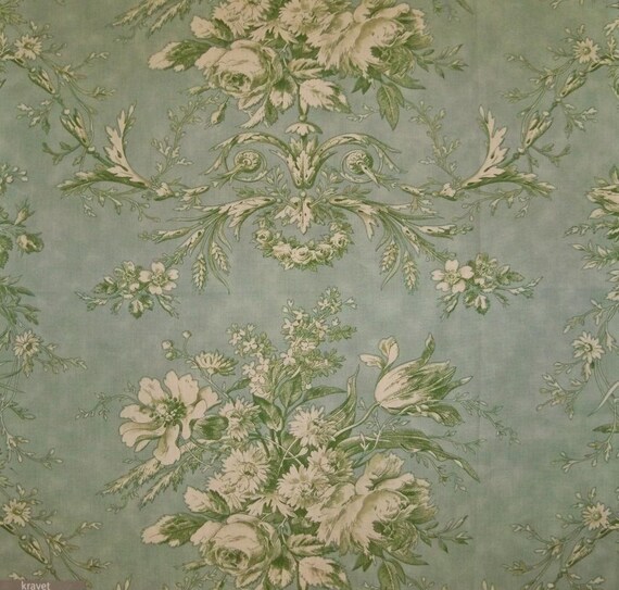 Items similar to Kravet LAURA ASHLEY QUEENSLAND Toile Fabric 10 yards