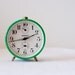 Vintage Green Staiger Alarm Clock from the 1960s Collectible Decor