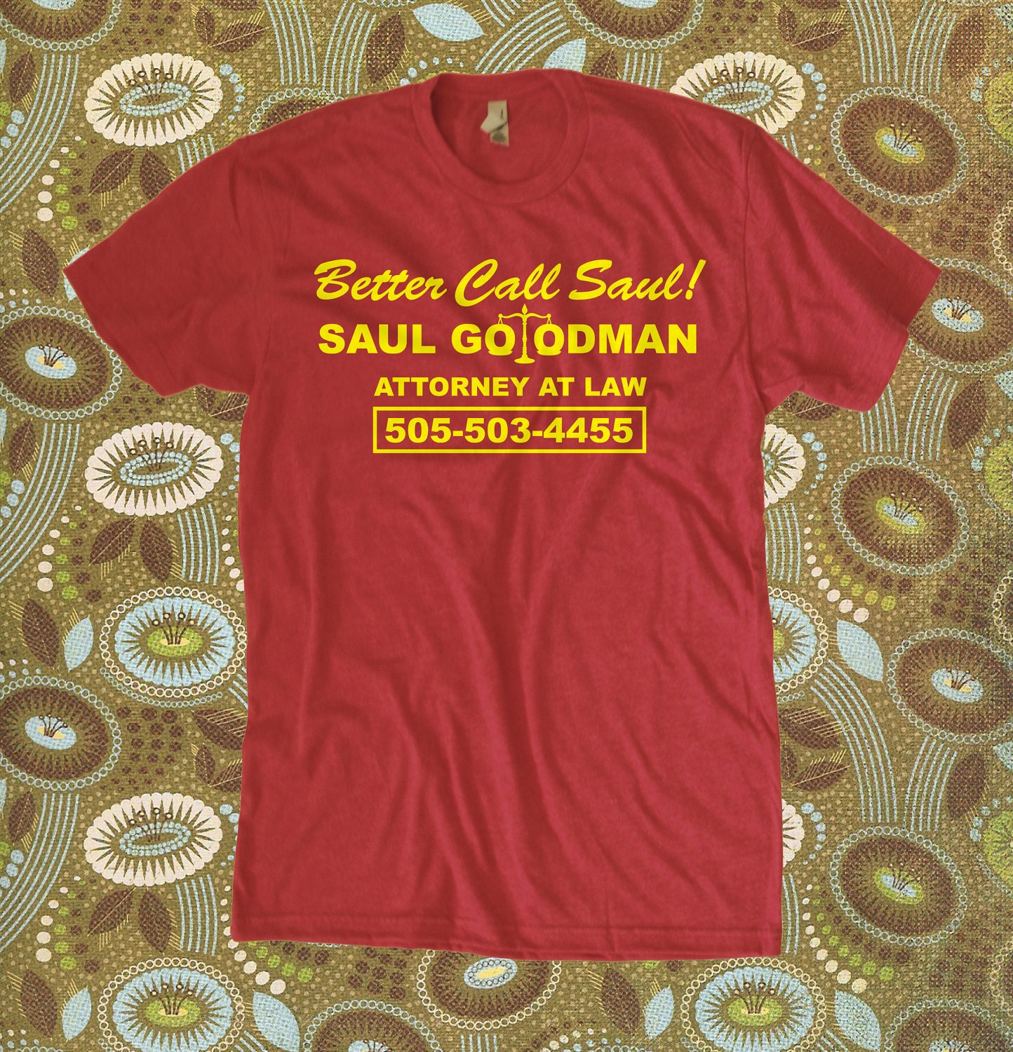 Breaking Bad Better Call Saul front print only T Shirt