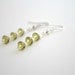 Green Swarovski Crystal Earrings - Moss Green Earrings - Casual Earrings