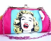Marilyn Monroe Purse, Celebrity Purse, Movie Star Purse, Portrait Purse