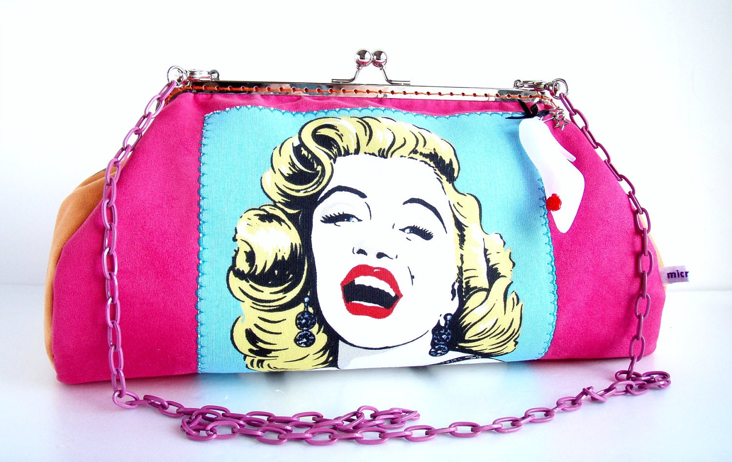 Marilyn Monroe Purse, Celebrity Purse, Movie Star Purse, Portrait Purse