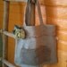 Tumbleweed Burlap Market Bag
