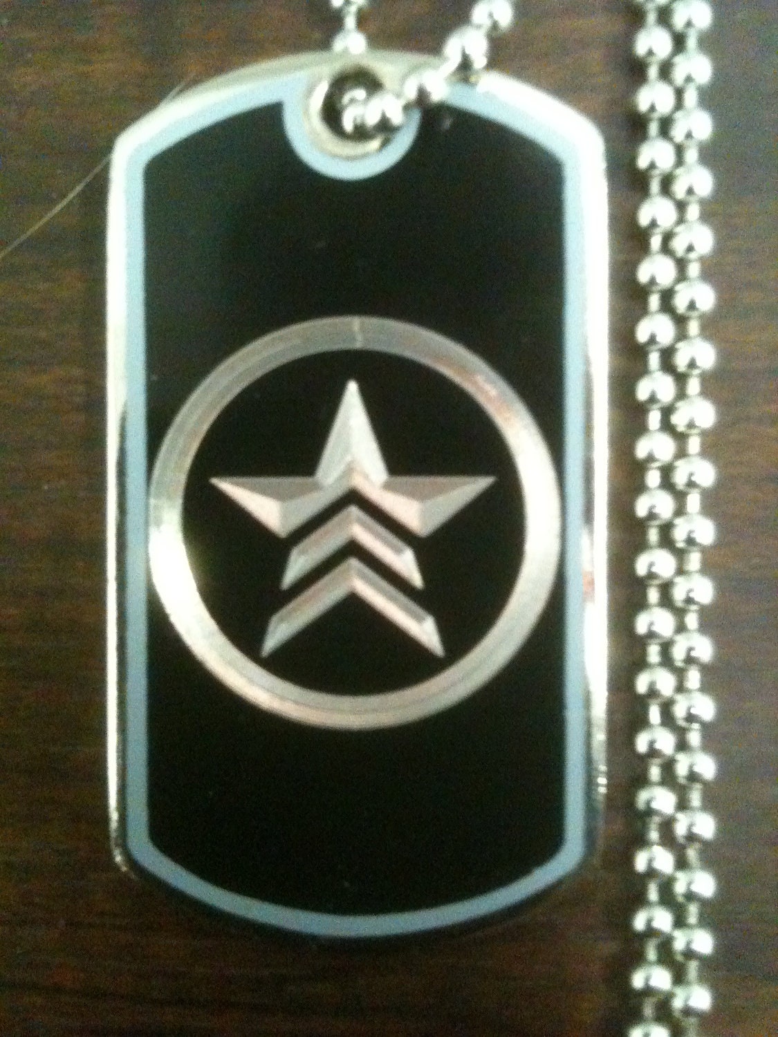 MASS EFFECT RENEGADE Dogtag w/ Ball Chain