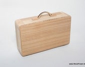 Wooden Suitcase / Business Card Holder / Small Keepsake Box