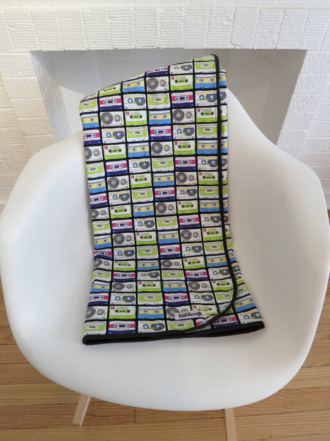 Mix Tape Quilted Blanket
