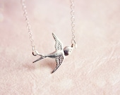 dainty bird bracelet - silver everyday jewelry