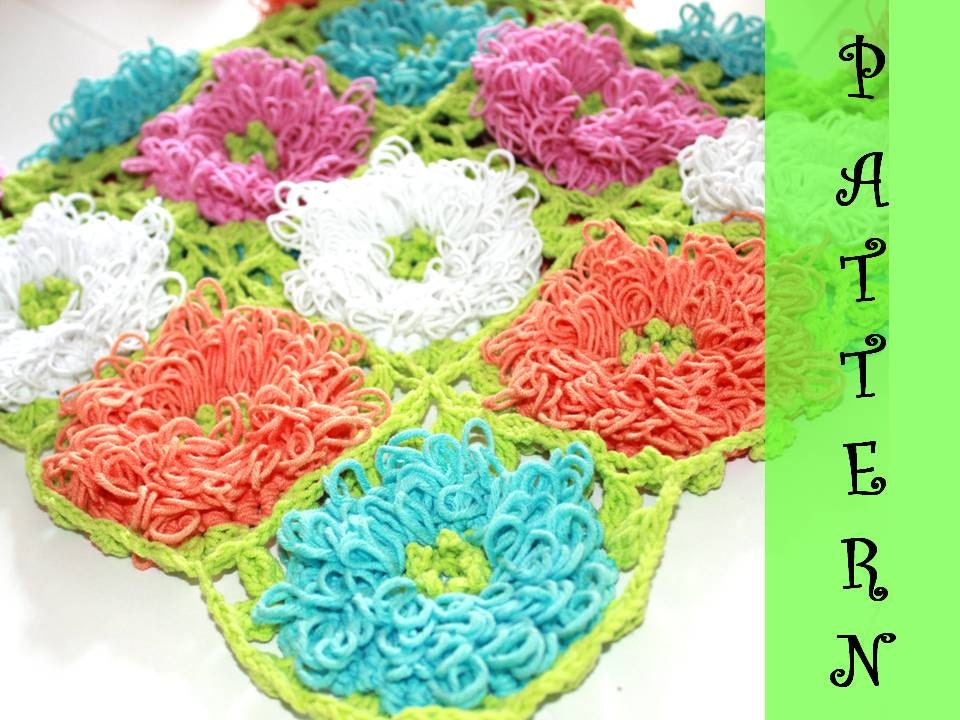 Crochet PATTERN: Zinnia Pop-up Blanket Baby Home by ...