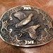 Solid Brass Belt Buckle Quail Flying by Award Design Medals, Inc.