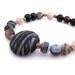 Beaded stretch bracelet, handmade beaded bracelet. beaded bracelet, lampwork bracelet