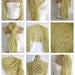 Hand knitted gold bolero shrug