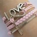 Bracelet-antique silver infinity bracelet,love bracelet,cross bracelet-Z425