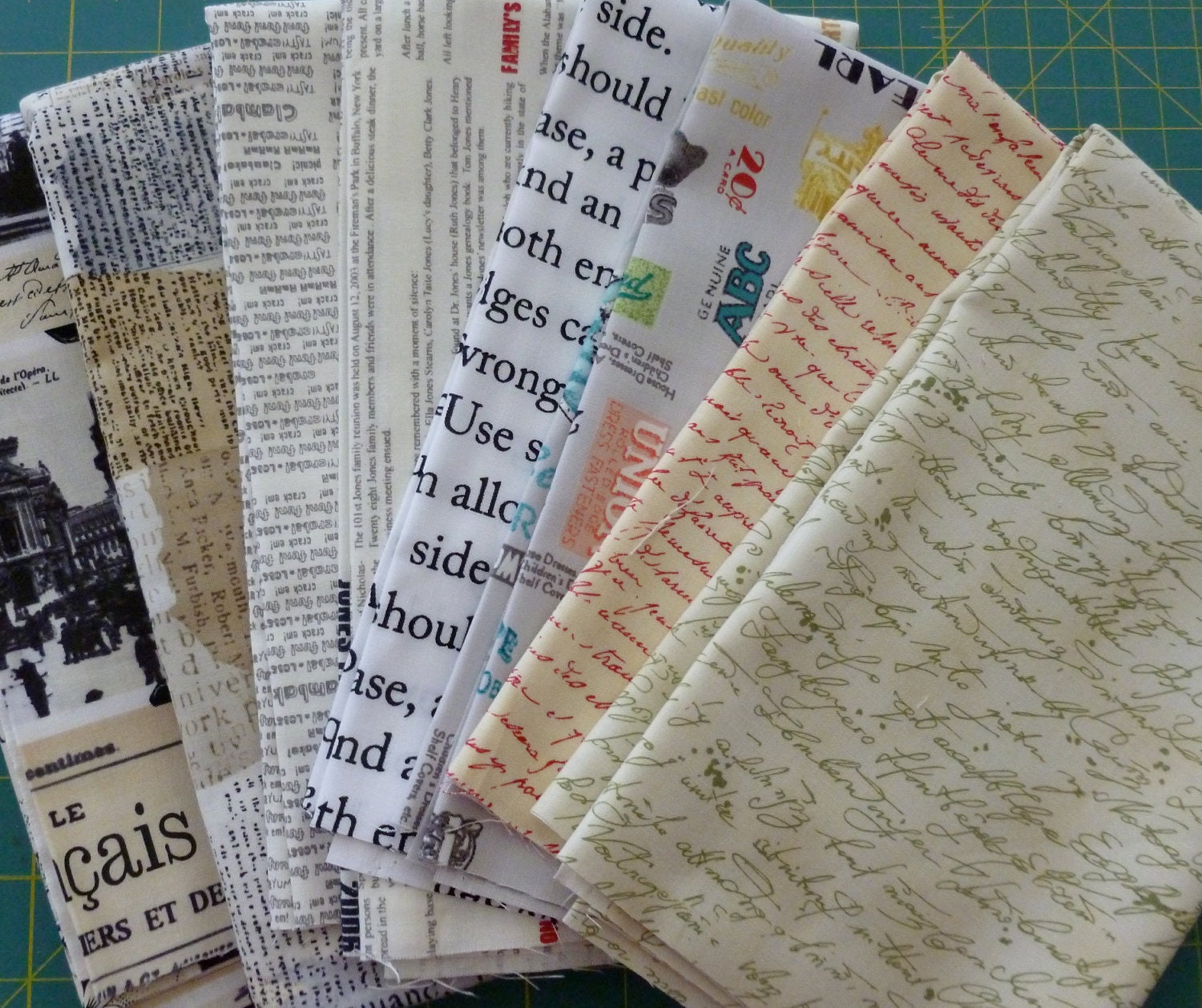 Texting While Sewing Encouraged-   Fat Quarter Bundle