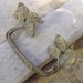 SALE Antique brass cabinet or drawer pull handle Hardware Mixed media Supplies