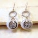 Sophia's White Magic celestial mystical moon and stars with crystals petite pierced earrings TAGT tenX