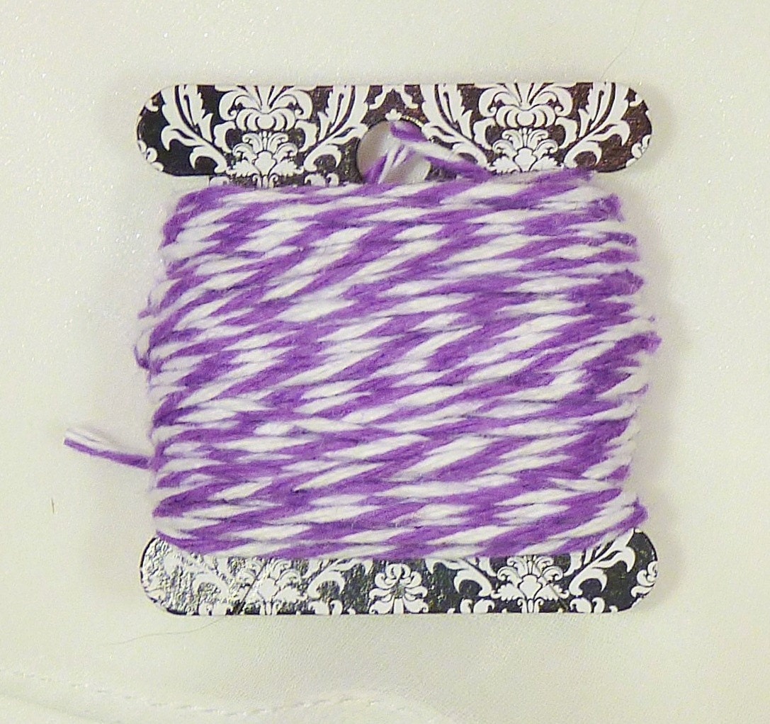 Bakers Twine - 12 Yards PURPLE Twisted Twine - Stationery, Packages, Homemade Gifts, Tags, Cards, DIY, Crafts, Shower, Party Il_570xn