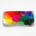 Felted Clutch Grey Wallet Felt Bag Nunofelt Wallet Nuno felt Rainbow Fairy Fantasy Silk Wool