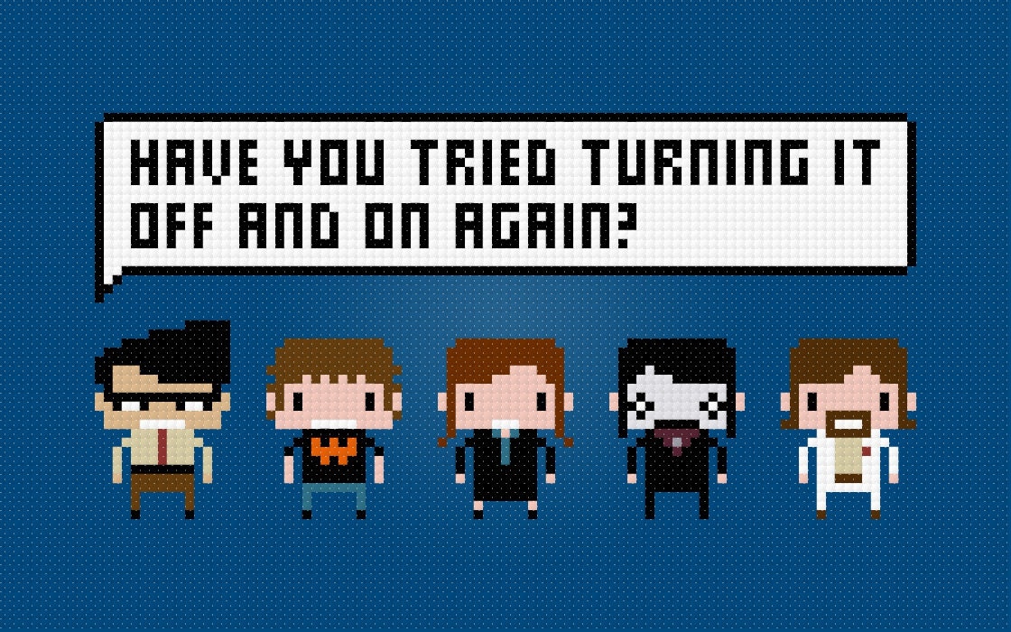 The IT Crowd Characters Cross Stitch PDF Pattern Download