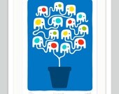 Eleplant by Lo Cole, Limited Edition Archival Print (A3) 16.5" x 11.7"