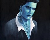 The King. 12x18 Print of a Reese Hilburn Original Painting.