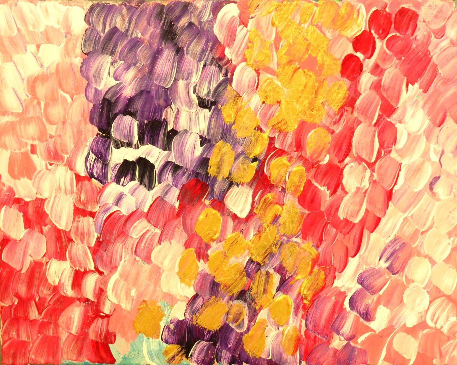 Banff Cascades Garden No. 9 Acrylic Abstract Painting on Canvas