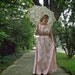 Floral Maxi Dress /Shabby Chic Dress / Vintage Maxi Dress / Pink Maxi Dress / Empire Waist Dress / Victorian Dress / Prairie Dress / Spring
