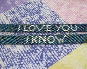 Han and Leia Star Wars I Love You, I Know Peyote Bracelets