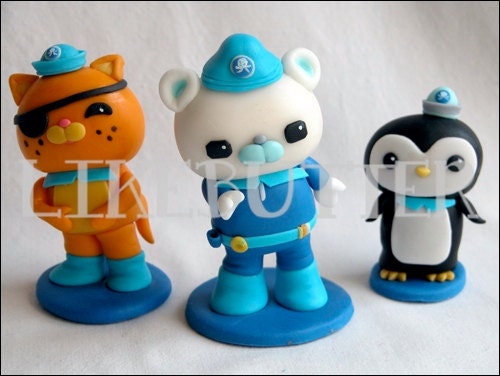 Edible Fondant Octonauts Inspired Cake Topper (1 figure) Il_170x135