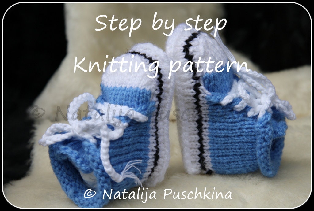 Knitting pattern PDF Babies Shoes Socks by HandMadeByNatalija