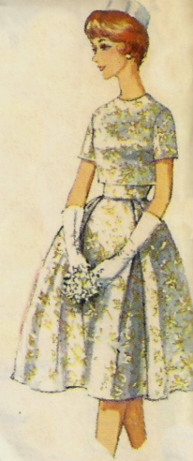 Vintage Wedding Dress Simplicity Pattern 5343 size 14