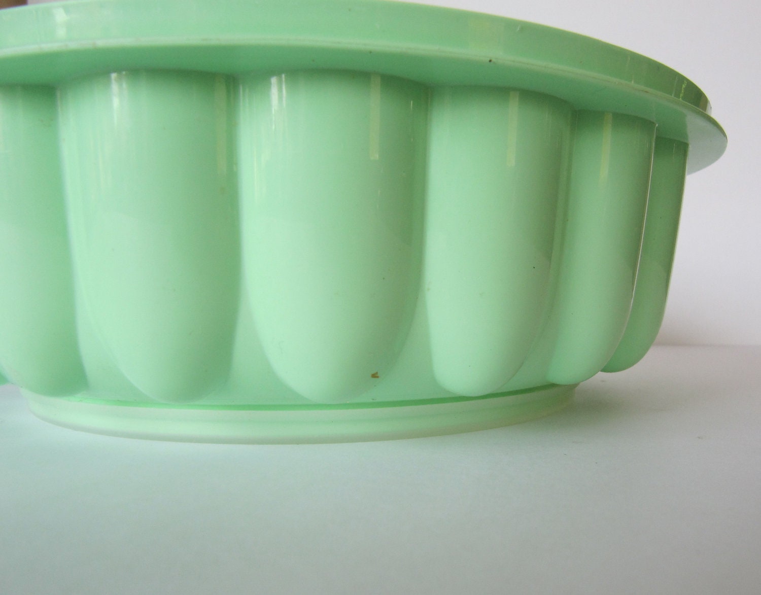 Vintage Lime Green Tupperware Jello Mold